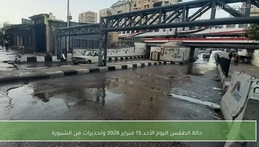 حالة الطقس اليوم الأحد 15 فبراير 2026 وتحذيرات من الشبورة