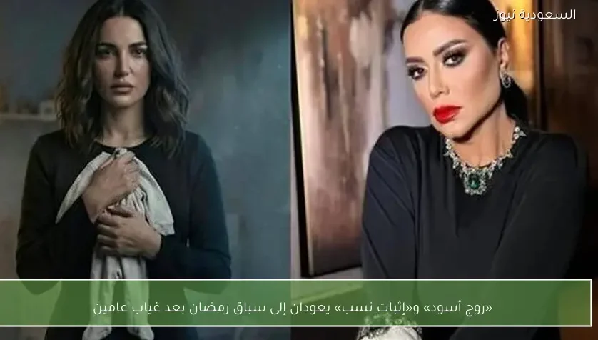 «روج أسود» و«إثبات نسب» يعودان إلى سباق رمضان بعد غياب عامين