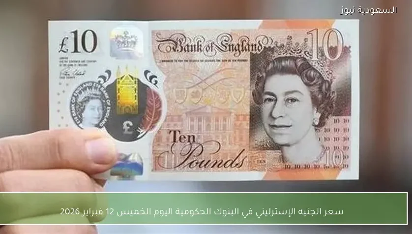 سعر الجنيه الإسترليني في البنوك الحكومية اليوم الخميس 12 فبراير 2026