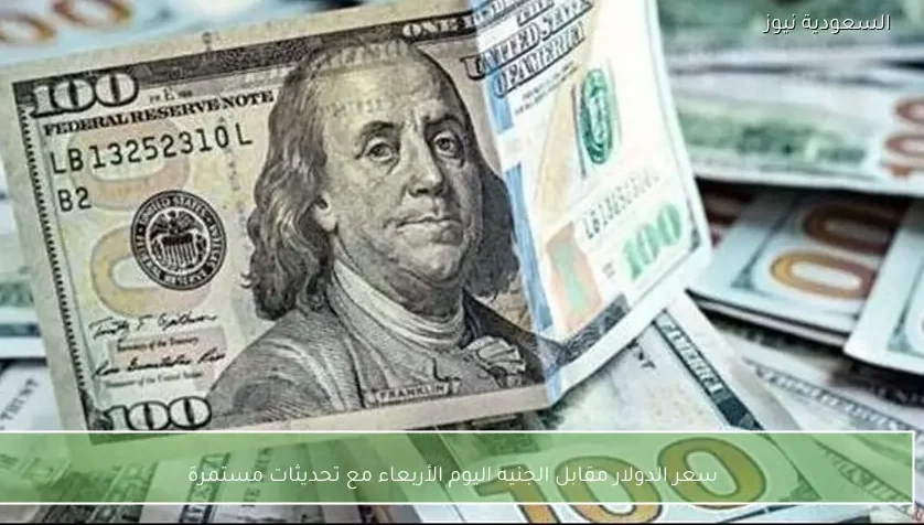 سعر الدولار مقابل الجنيه اليوم الأربعاء مع تحديثات مستمرة