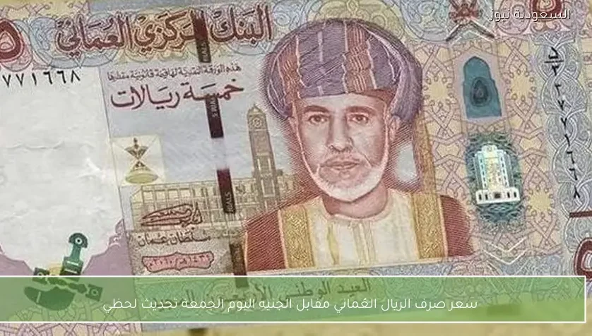 سعر صرف الريال العُماني مقابل الجنيه اليوم الجمعة تحديث لحظي