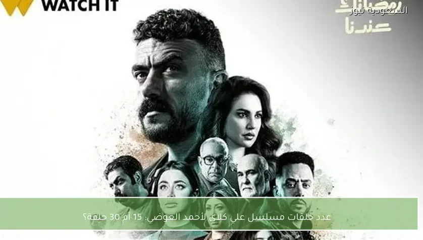 عدد حلقات مسلسل علي كلاي لأحمد العوضي: 15 أم 30 حلقة؟