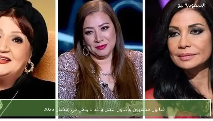 فنانون مصريون يؤكدون: عمل واحد لا يكفي في رمضان 2026