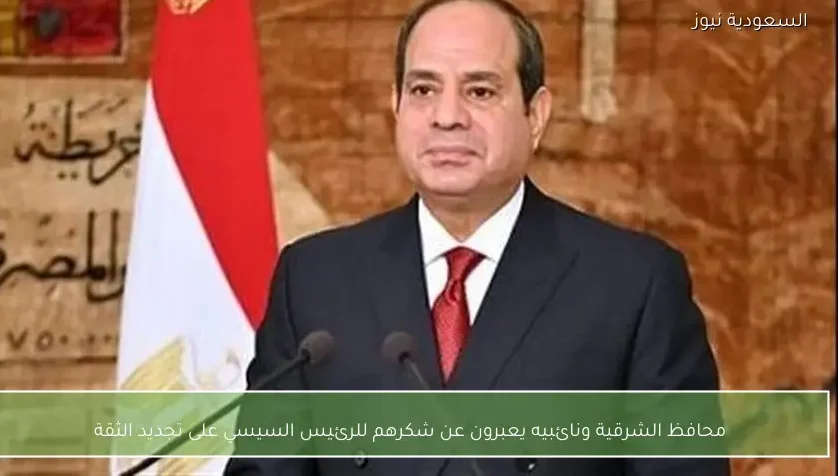 محافظ الشرقية ونائبيه يعبرون عن شكرهم للرئيس السيسي على تجديد الثقة