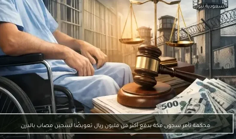 محكمة تأمر سجون مكة بدفع أكثر من مليون ريال تعويضًا لسجين مصاب بالدرن