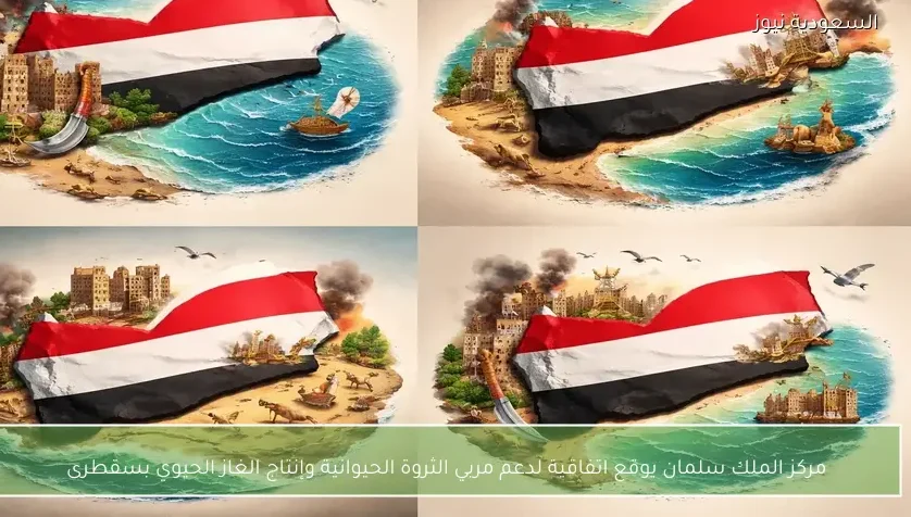 مركز الملك سلمان يوقع اتفاقية لدعم مربي الثروة الحيوانية وإنتاج الغاز الحيوي بسقطرى