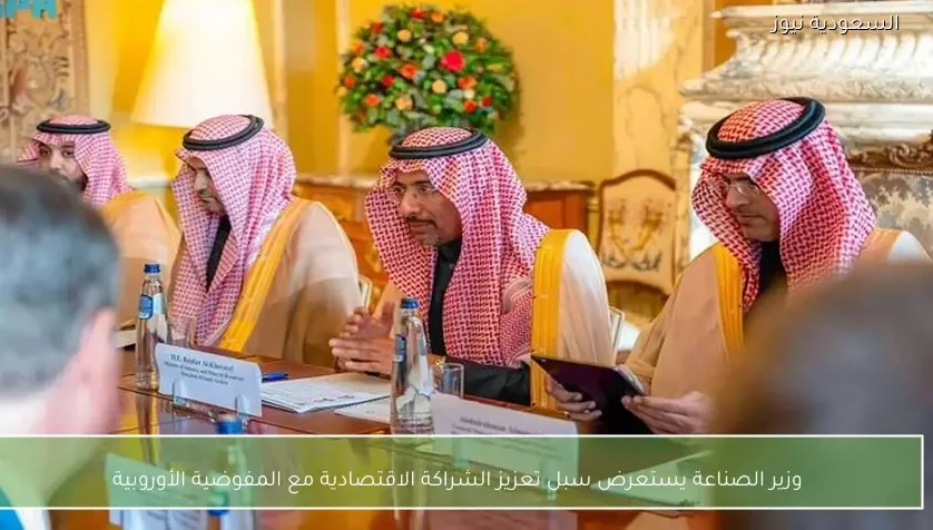 وزير الصناعة يستعرض سبل تعزيز الشراكة الاقتصادية مع المفوضية الأوروبية