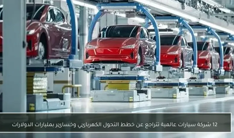 12 شركة سيارات عالمية تتراجع عن خطط التحول الكهربائي وخسائر بمليارات الدولارات