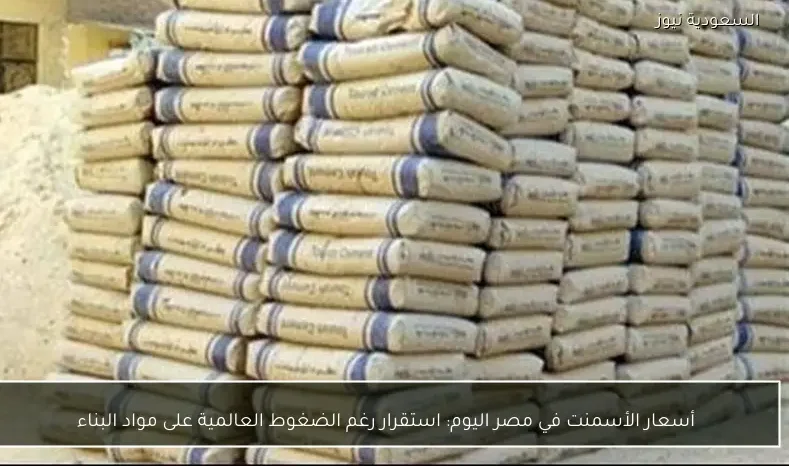 أسعار الأسمنت في مصر اليوم: استقرار رغم الضغوط العالمية على مواد البناء