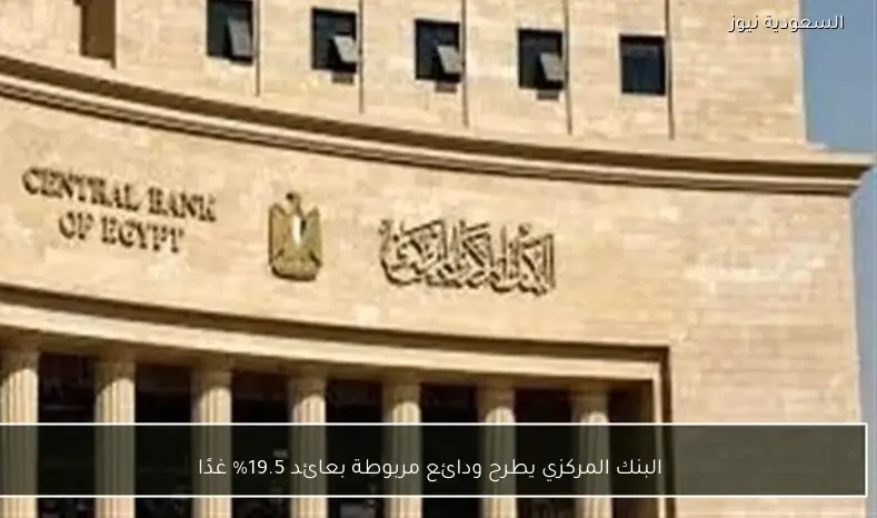 البنك المركزي يطرح ودائع مربوطة بعائد 19.5% غدًا