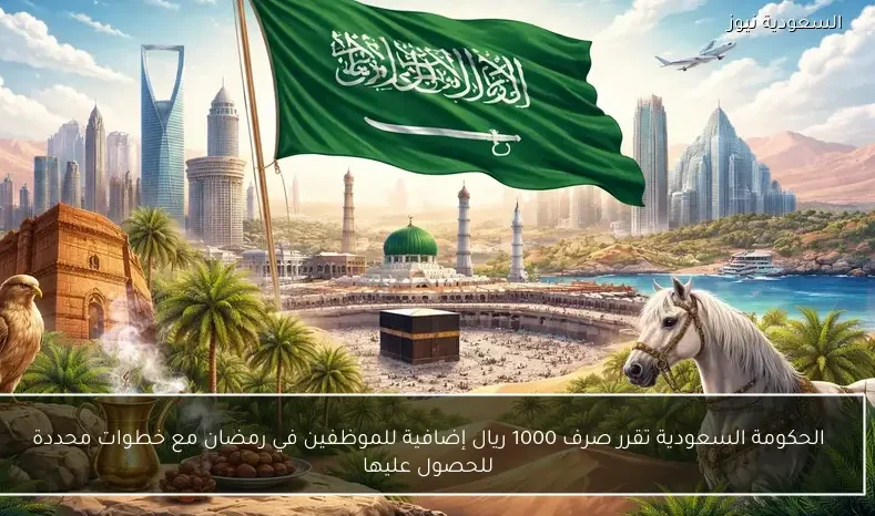 الحكومة السعودية تقرر صرف 1000 ريال إضافية للموظفين في رمضان مع خطوات محددة للحصول عليها