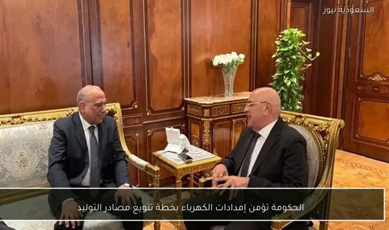 الحكومة تؤمن إمدادات الكهرباء بخطة تنويع مصادر التوليد