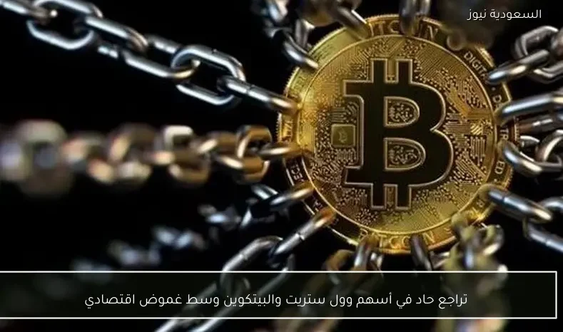 تراجع حاد في أسهم وول ستريت والبيتكوين وسط غموض اقتصادي
