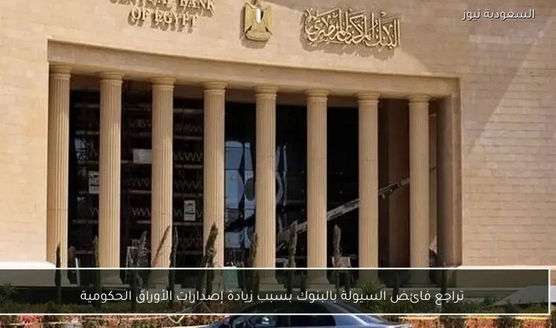 تراجع فائض السيولة بالبنوك بسبب زيادة إصدارات الأوراق الحكومية