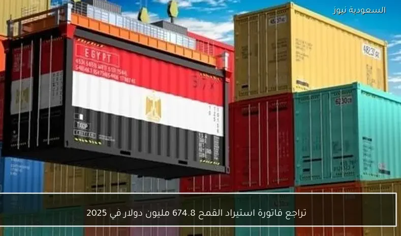 تراجع فاتورة استيراد القمح 674.8 مليون دولار في 2025
