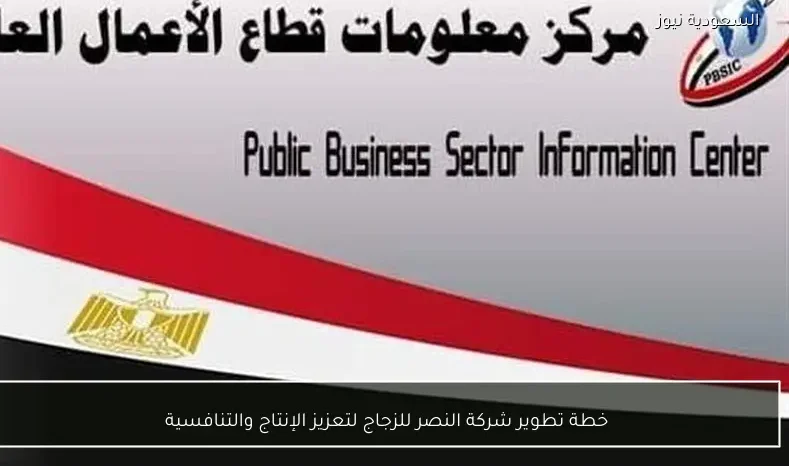 خطة تطوير شركة النصر للزجاج لتعزيز الإنتاج والتنافسية