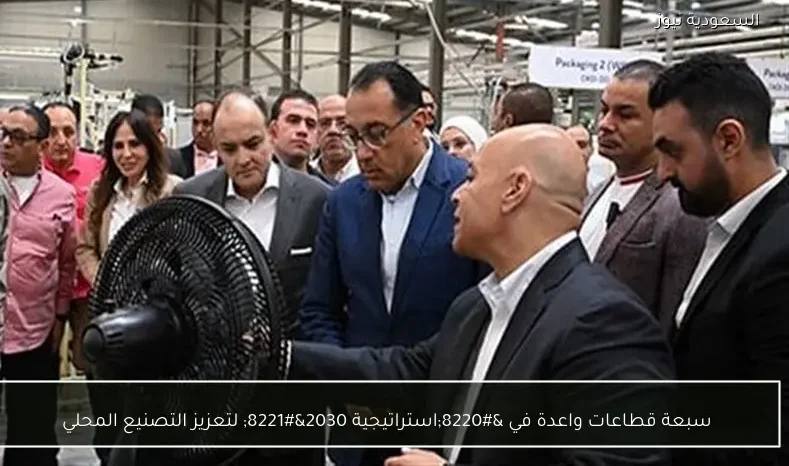 سبعة قطاعات واعدة في “استراتيجية 2030” لتعزيز التصنيع المحلي