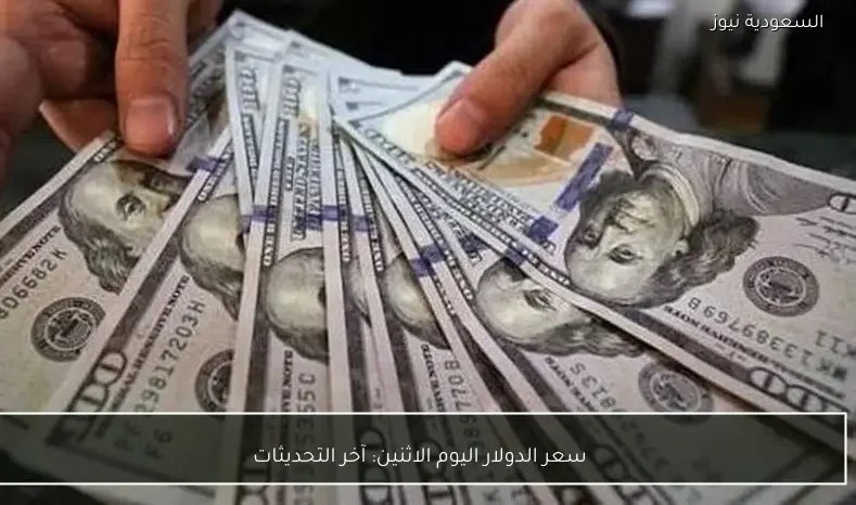 سعر الدولار اليوم الاثنين: آخر التحديثات