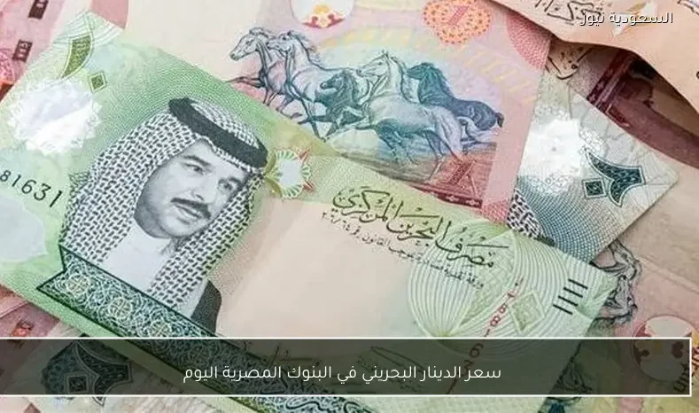 سعر الدينار البحريني في البنوك المصرية اليوم