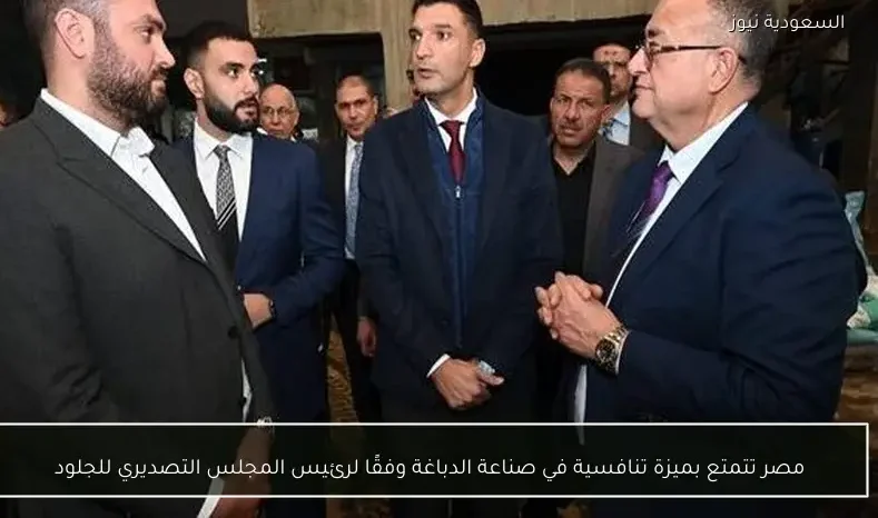 مصر تتمتع بميزة تنافسية في صناعة الدباغة وفقًا لرئيس المجلس التصديري للجلود