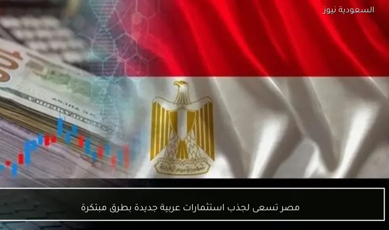 مصر تسعى لجذب استثمارات عربية جديدة بطرق مبتكرة
