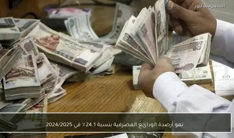 نمو أرصدة الودائع المصرفية بنسبة 24.1٪ في 2024/2025