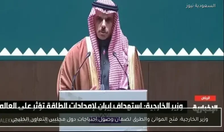 وزير الخارجية: فتح الموانئ والطرق لضمان وصول احتياجات دول مجلس التعاون الخليجي