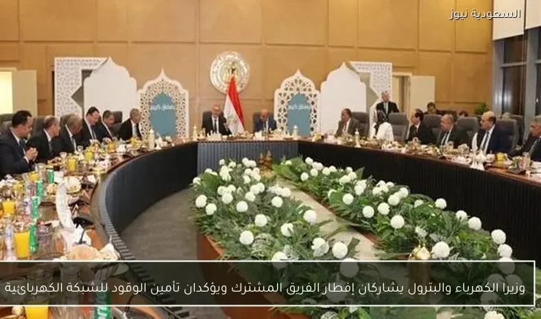 وزيرا الكهرباء والبترول يشاركان إفطار الفريق المشترك ويؤكدان تأمين الوقود للشبكة الكهربائية